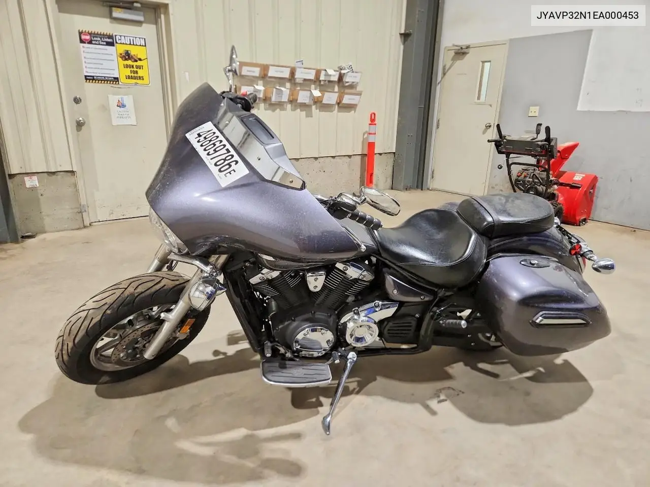 2014 Yamaha Xvs1300 Ct VIN: JYAVP32N1EA000453 Lot: 49869786