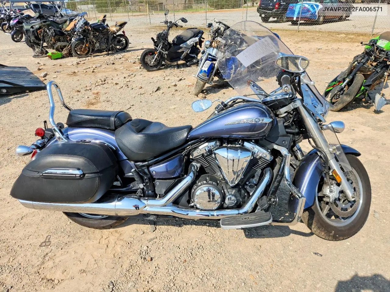 2015 Yamaha Xvs1300 Ct VIN: JYAVP32E2FA006571 Lot: 58809556