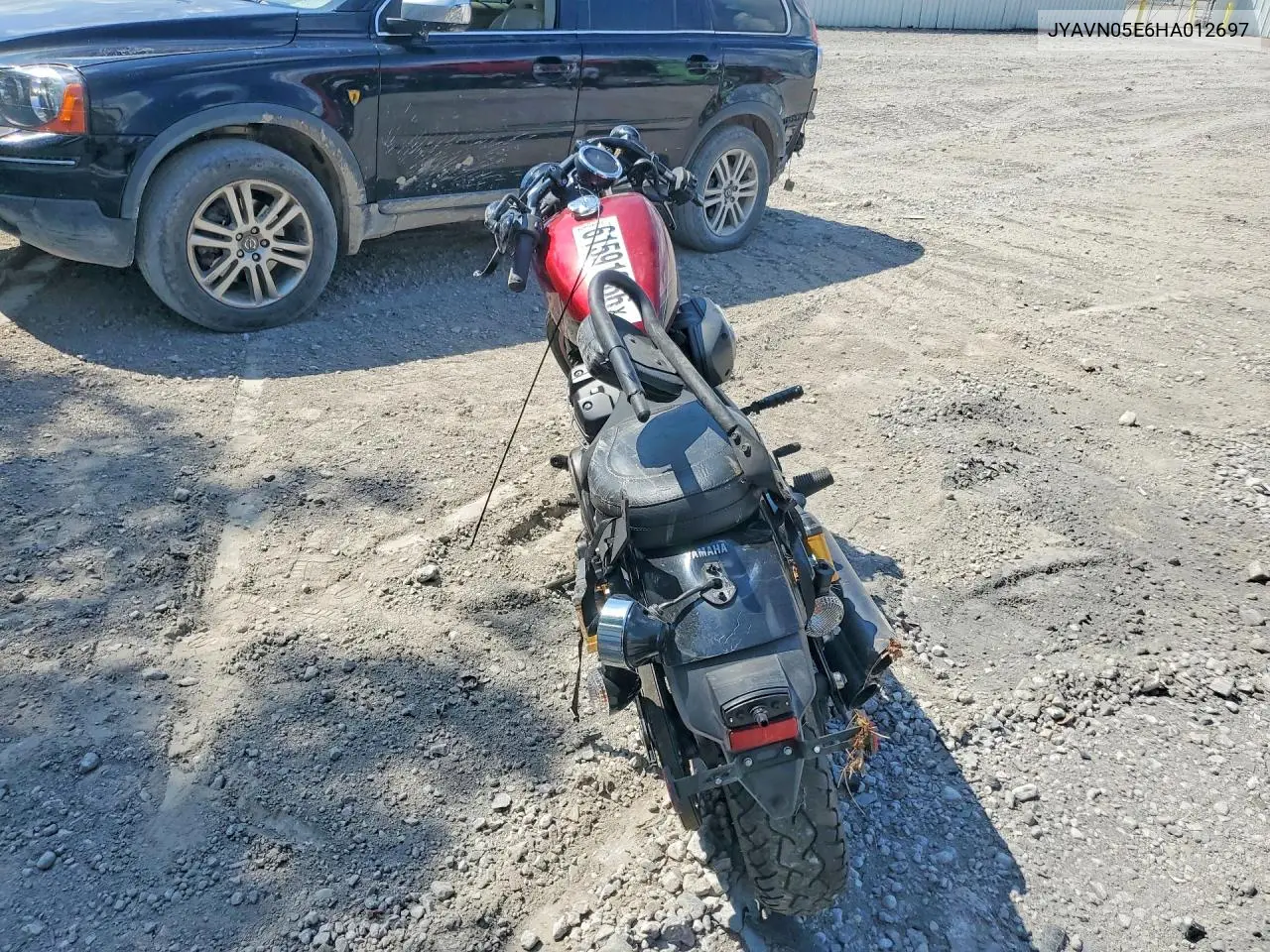 2017 Yamaha Xvs950 Cu VIN: JYAVN05E6HA012697 Lot: 61591866