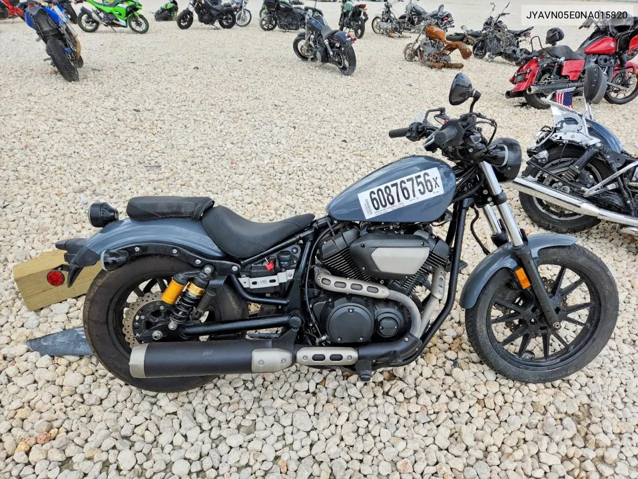 2022 Yamaha Xvs950 Cud VIN: JYAVN05E0NA015820 Lot: 60876756