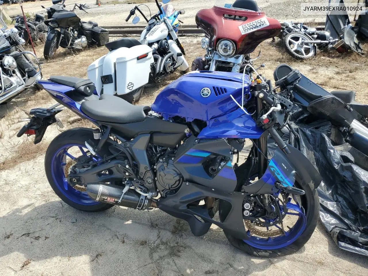 2024 Yamaha Motorcycle VIN: JYARM39EXRA010924 Lot: 71234685