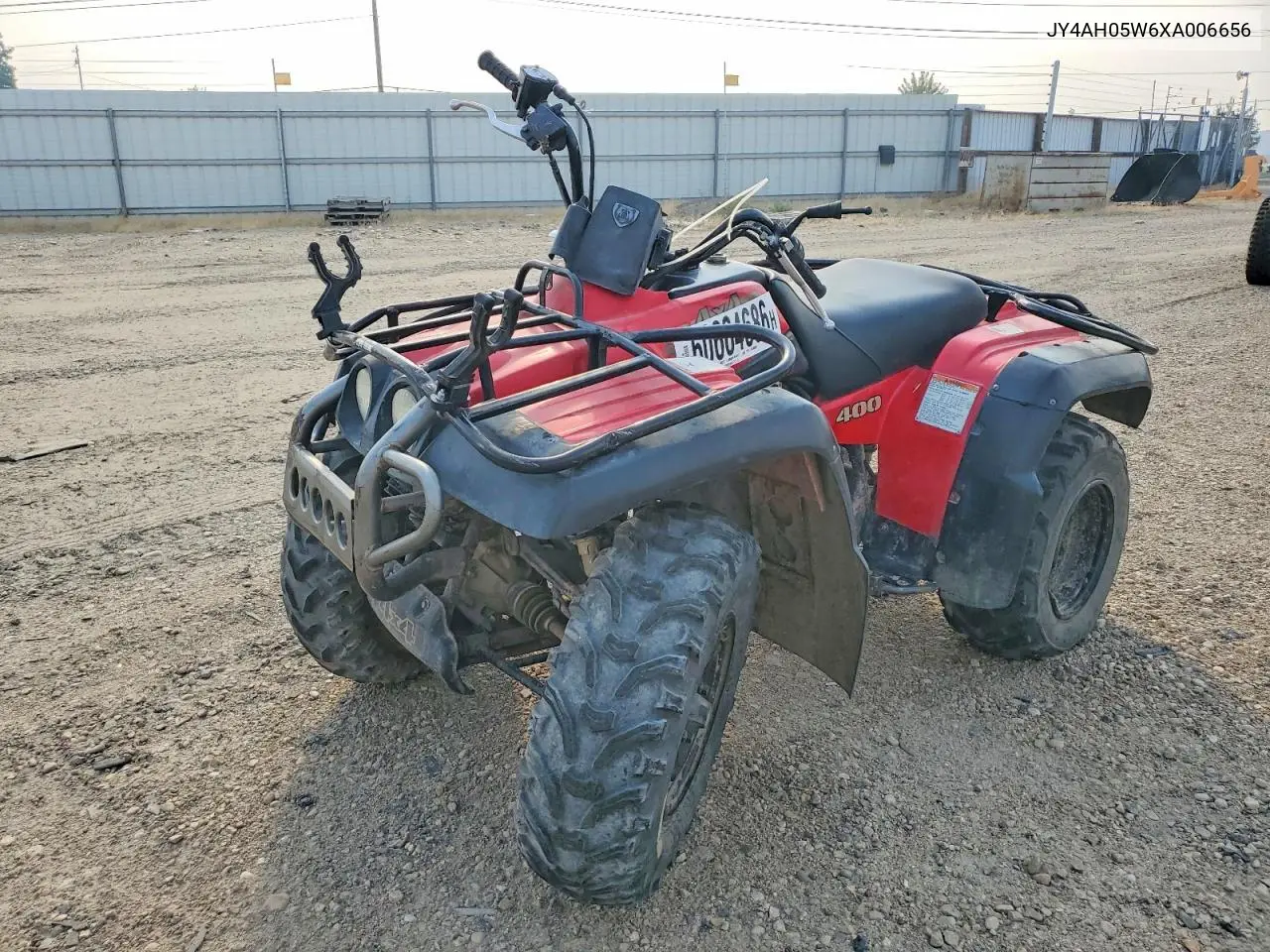 1999 Yamaha Kodiak 400 Atv VIN: JY4AH05W6XA006656 Lot: 60664686