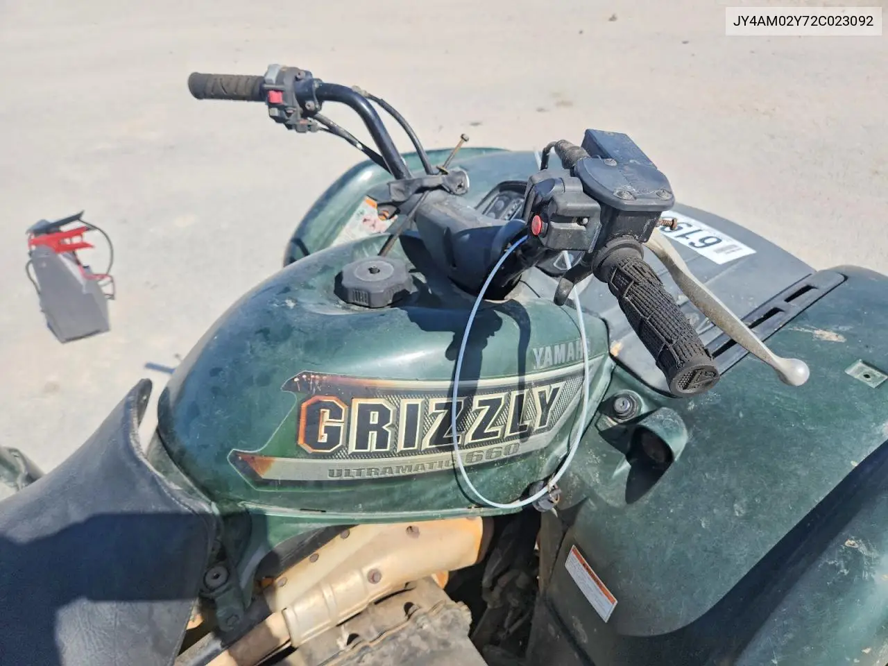 2002 Yamaha Yfm660 Fwa VIN: JY4AM02Y72C023092 Lot: 61994786