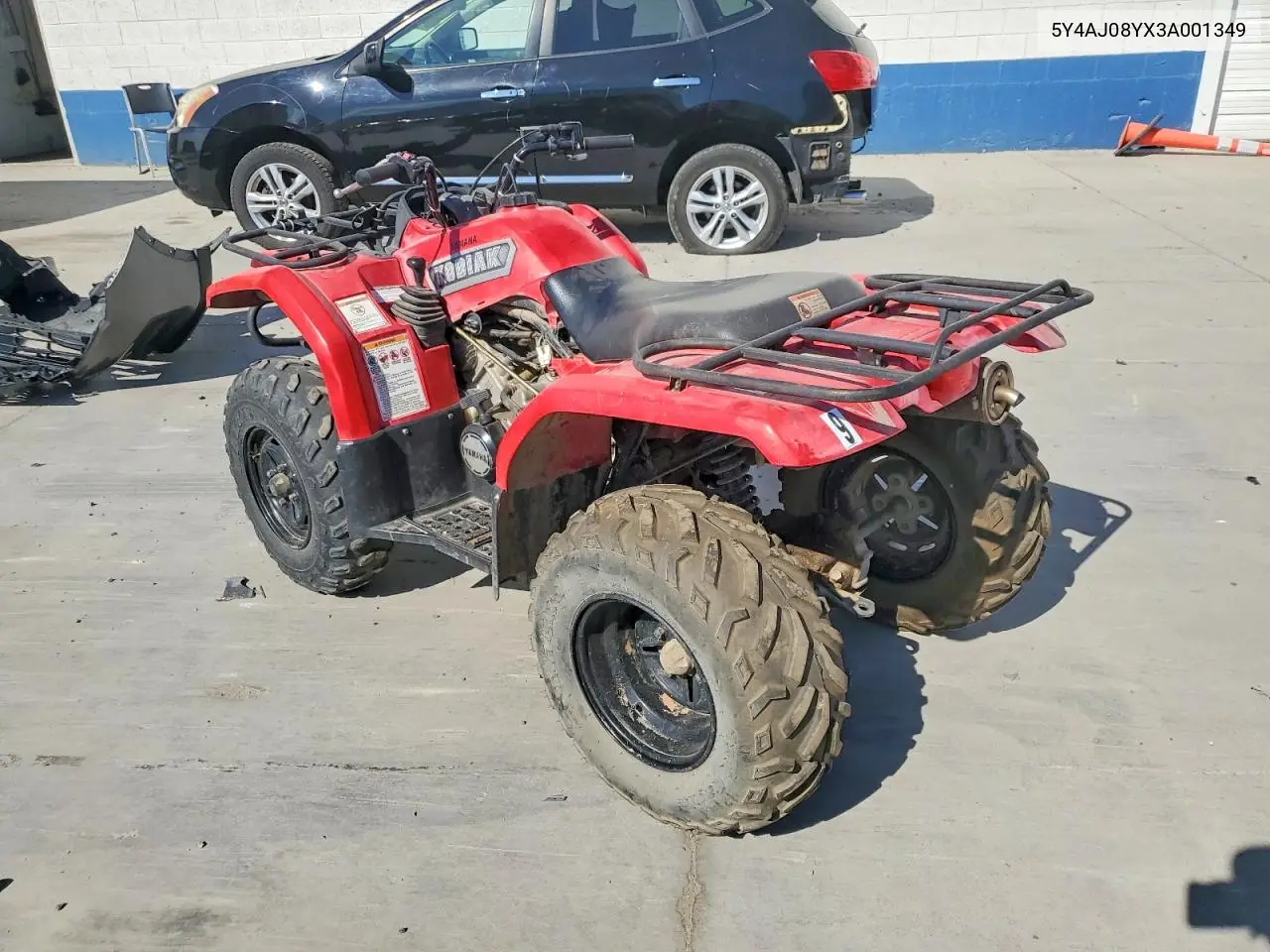 2003 Yamaha Yfm400 An VIN: 5Y4AJ08YX3A001349 Lot: 61544376