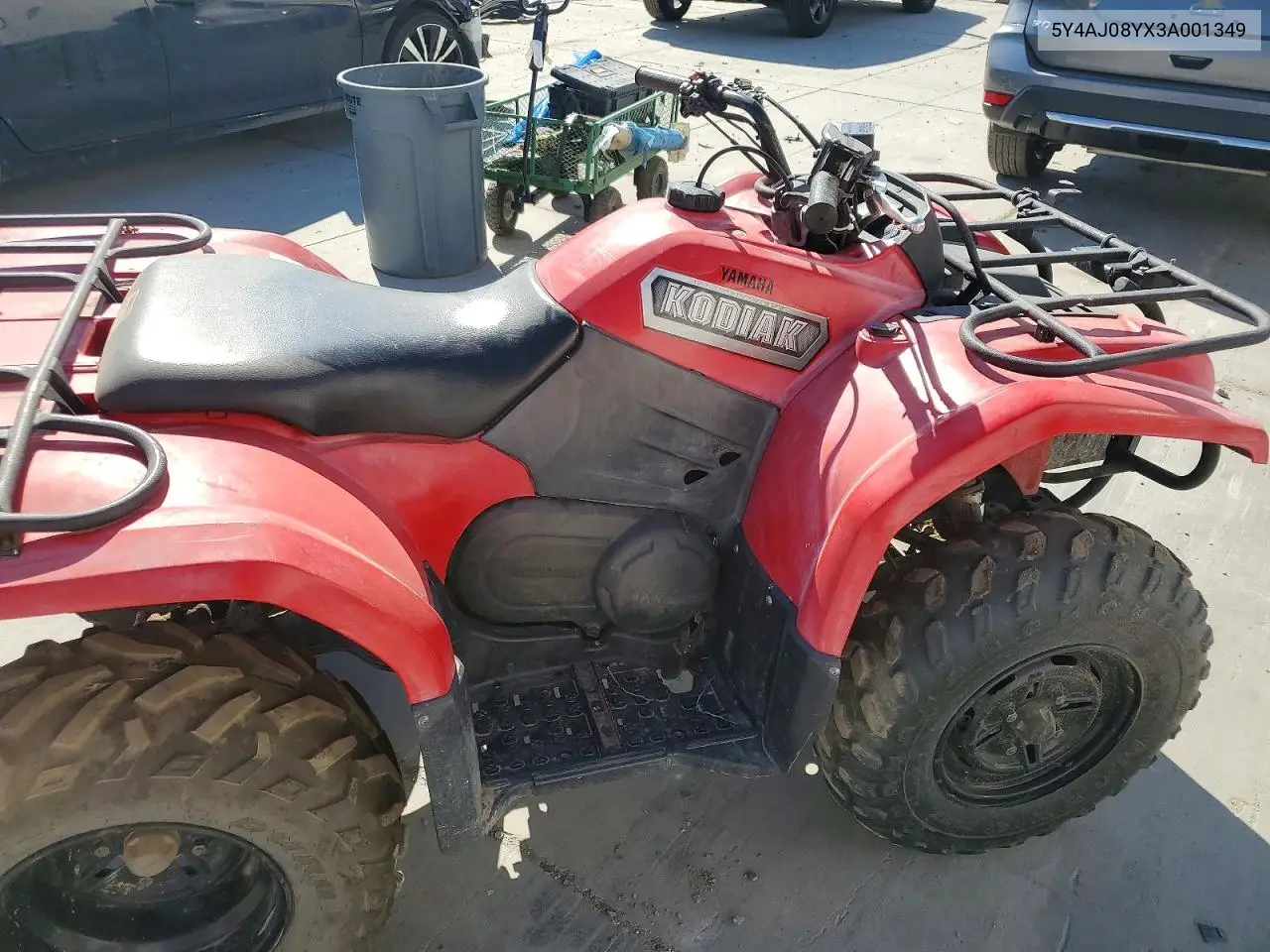2003 Yamaha Yfm400 An VIN: 5Y4AJ08YX3A001349 Lot: 61544376