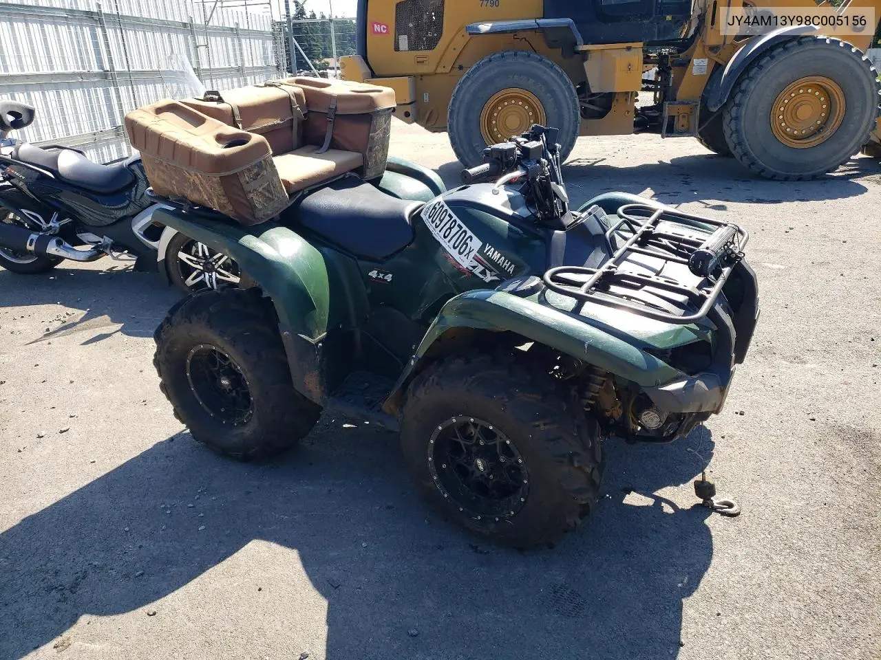 2008 Yamaha Yfm700 Fwad VIN: JY4AM13Y98C005156 Lot: 60978706