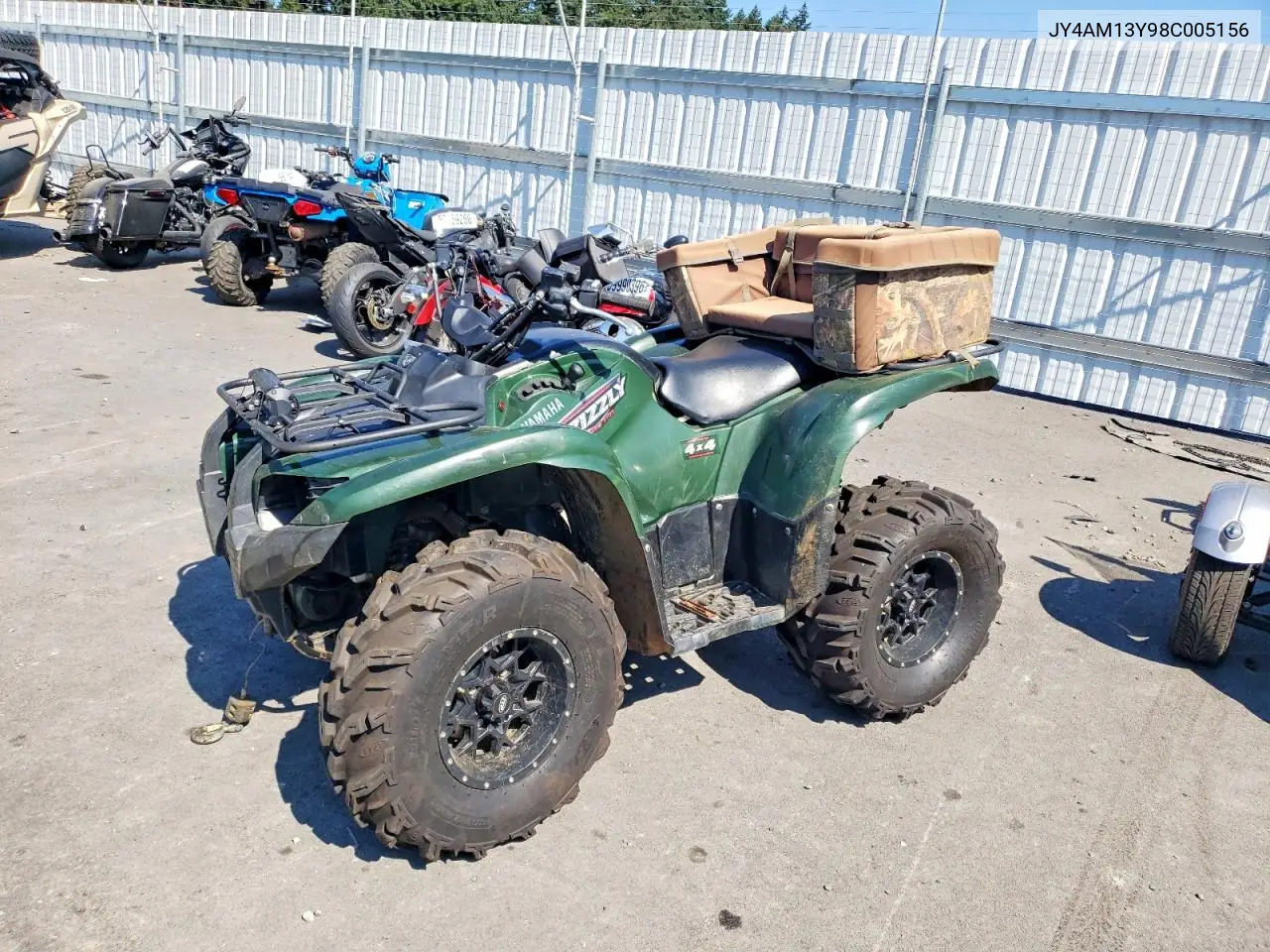 2008 Yamaha Yfm700 Fwad VIN: JY4AM13Y98C005156 Lot: 60978706