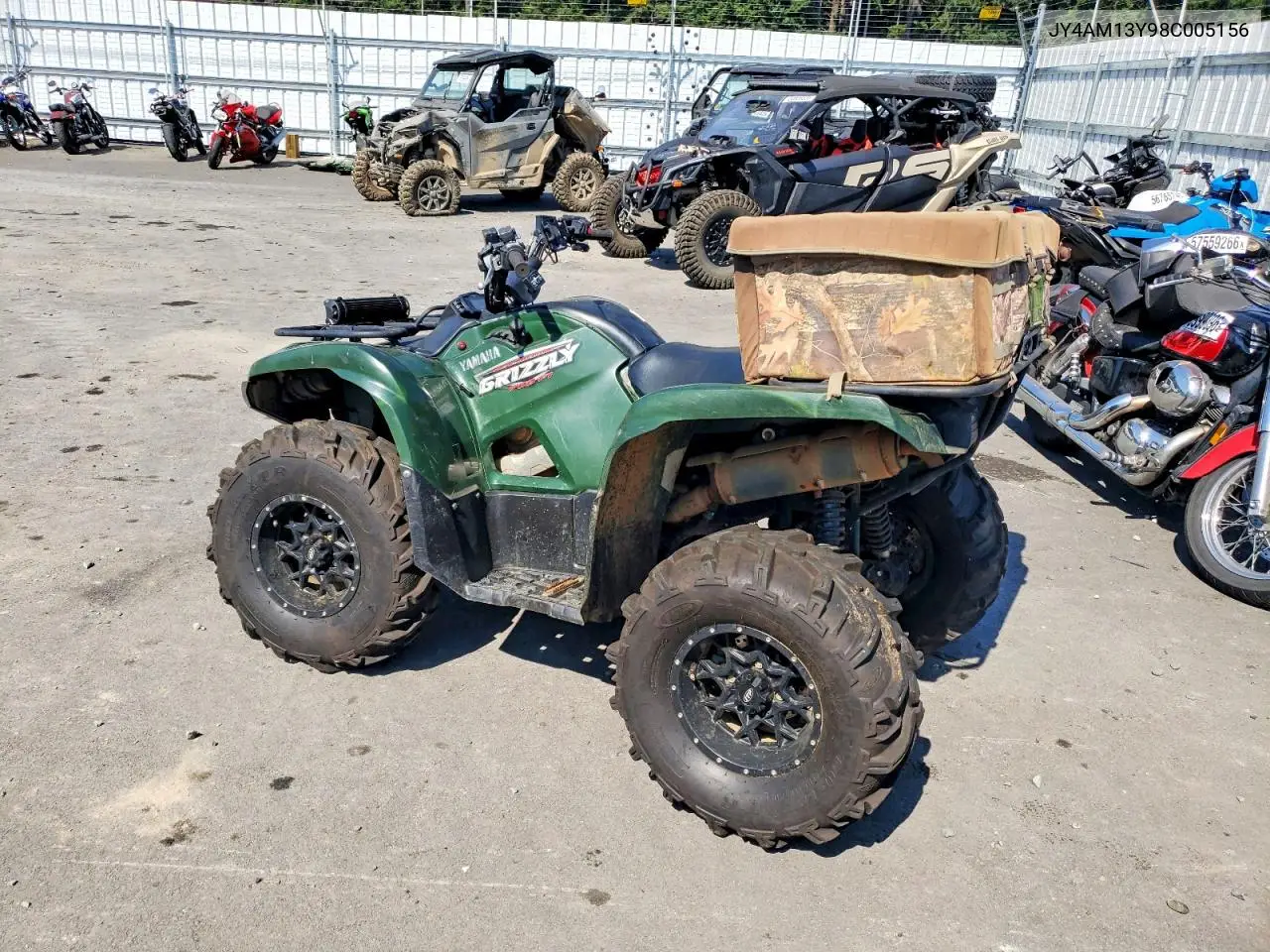 2008 Yamaha Yfm700 Fwad VIN: JY4AM13Y98C005156 Lot: 60978706