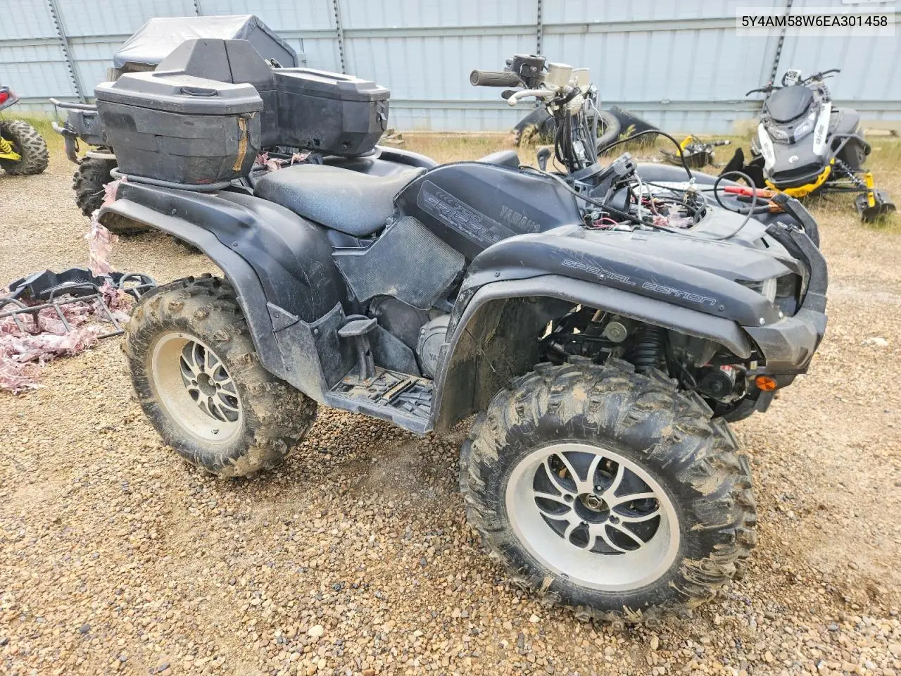 2014 Yamaha Yfm700 Fwad VIN: 5Y4AM58W6EA301458 Lot: 59622716