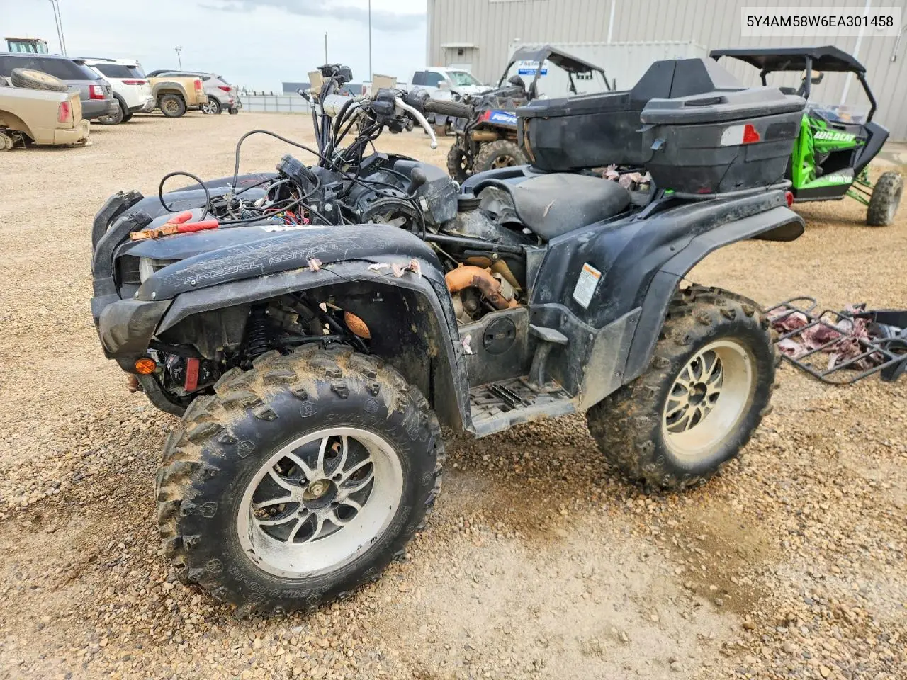 2014 Yamaha Yfm700 Fwad VIN: 5Y4AM58W6EA301458 Lot: 59622716