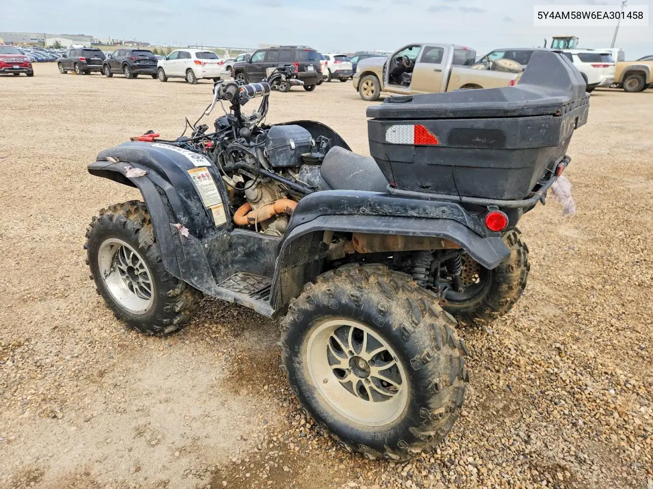 2014 Yamaha Yfm700 Fwad VIN: 5Y4AM58W6EA301458 Lot: 59622716