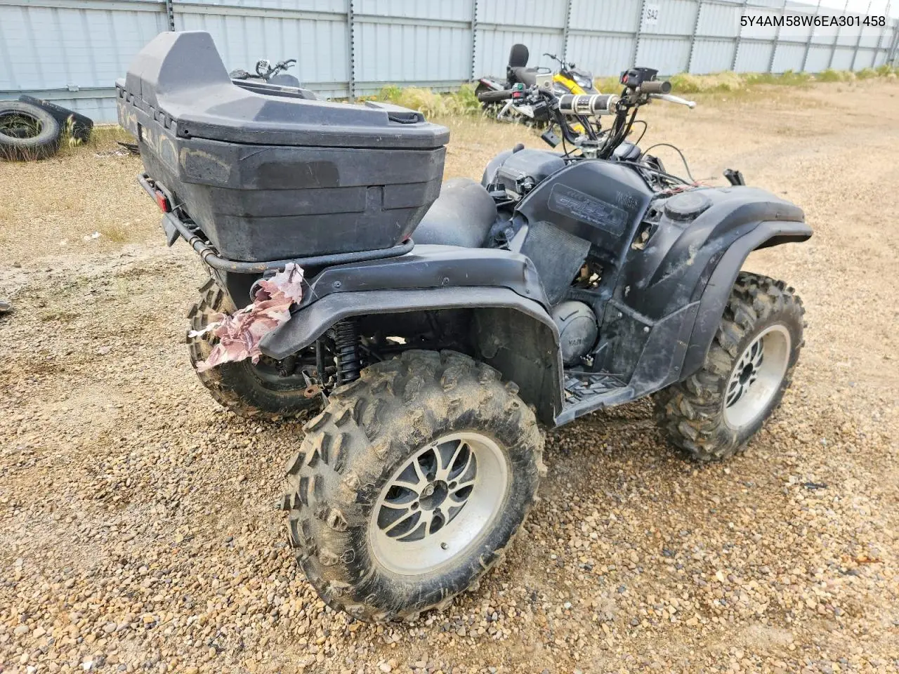 2014 Yamaha Yfm700 Fwad VIN: 5Y4AM58W6EA301458 Lot: 59622716