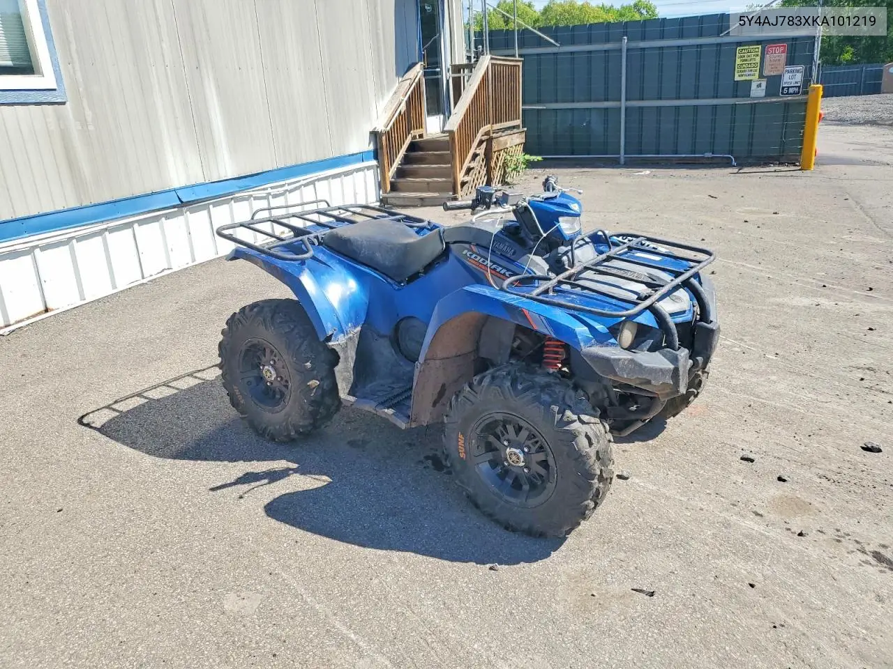 2019 Yamaha Yfm450 Atv VIN: 5Y4AJ783XKA101219 Lot: 54855256