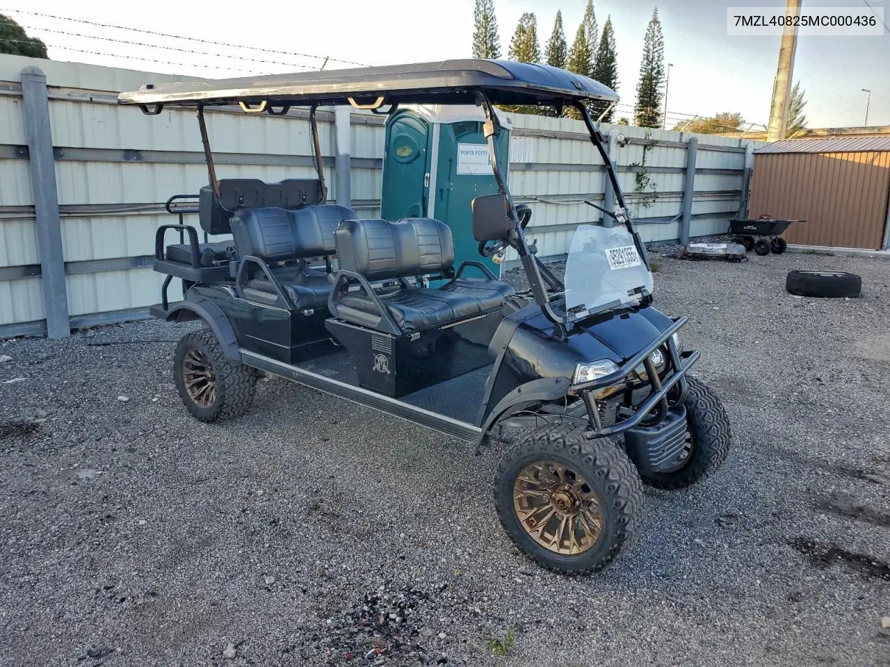 2021 Yamaha Golf Cart - Golf Cart VIN: 7MZL40825MC000436 Lot: 74706815