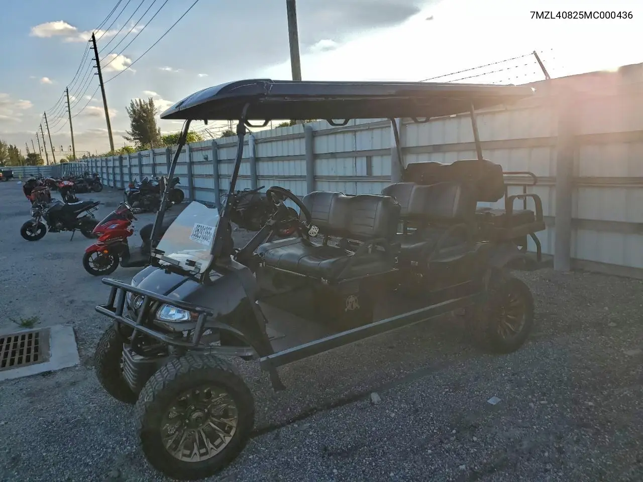 2021 Yamaha Golf Cart - Golf Cart VIN: 7MZL40825MC000436 Lot: 74706815