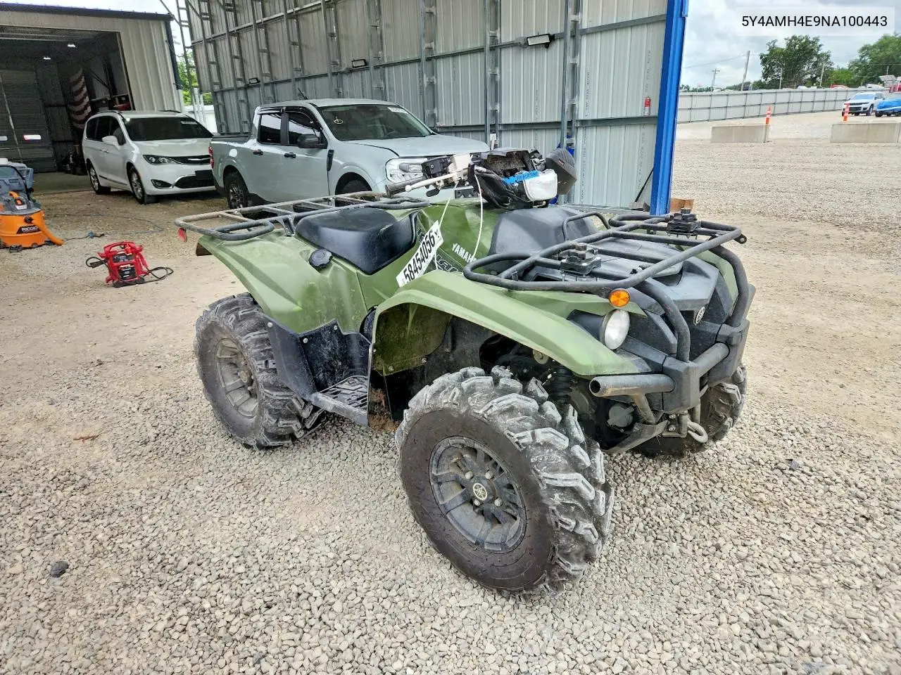 2022 Yamaha Kodiak 700 Atv VIN: 5Y4AMH4E9NA100443 Lot: 58454056