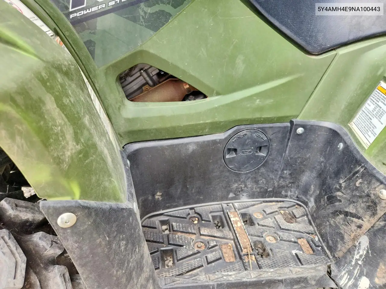 2022 Yamaha Kodiak 700 Atv VIN: 5Y4AMH4E9NA100443 Lot: 58454056