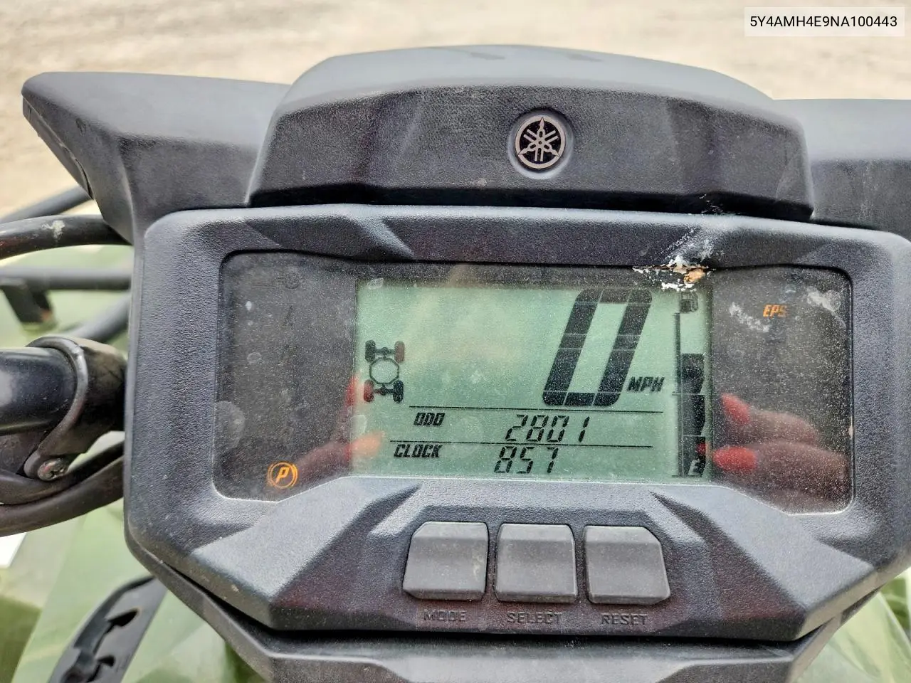 2022 Yamaha Kodiak 700 Atv VIN: 5Y4AMH4E9NA100443 Lot: 58454056