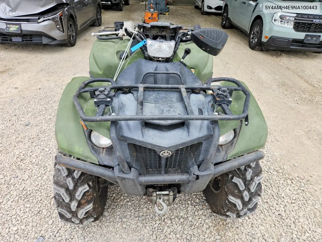 2022 Yamaha Kodiak 700 Atv VIN: 5Y4AMH4E9NA100443 Lot: 58454056