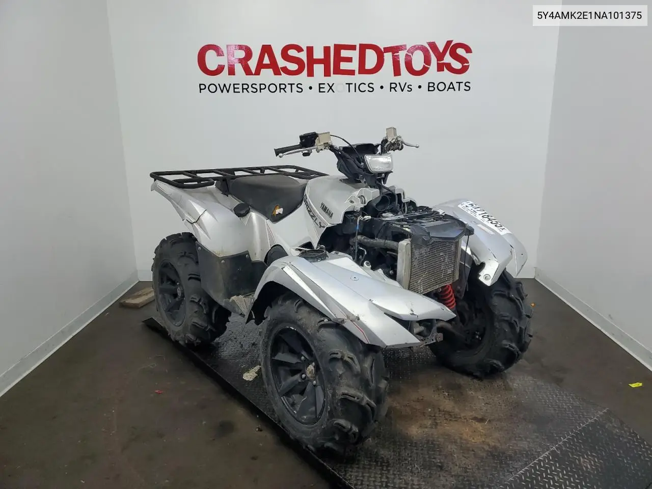 2022 Yamaha Yfm700 G VIN: 5Y4AMK2E1NA101375 Lot: 64218455