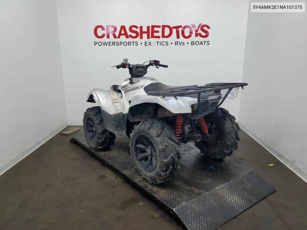 2022 Yamaha Yfm700 G VIN: 5Y4AMK2E1NA101375 Lot: 64218455
