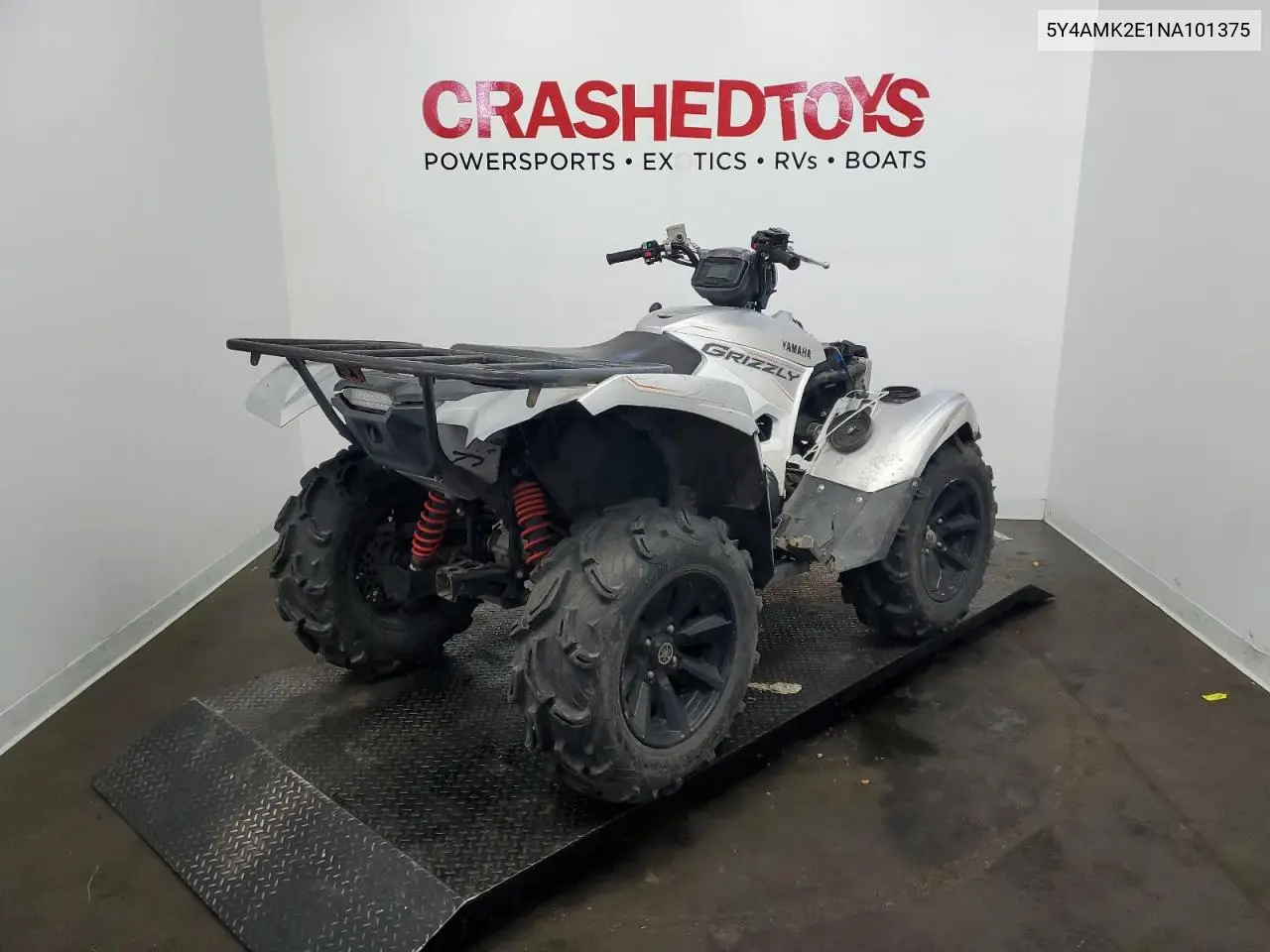 2022 Yamaha Yfm700 G VIN: 5Y4AMK2E1NA101375 Lot: 64218455