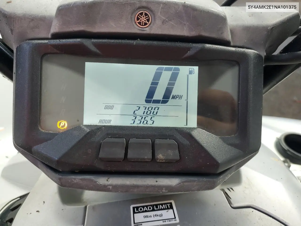2022 Yamaha Yfm700 G VIN: 5Y4AMK2E1NA101375 Lot: 64218455