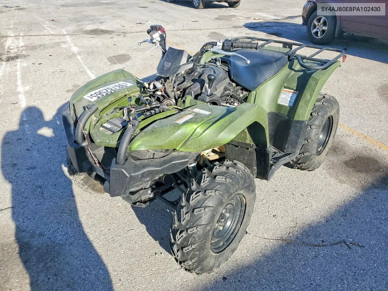 2023 Yamaha Yfm450 K Atv VIN: 5Y4AJ80E8PA102430 Lot: 98782565