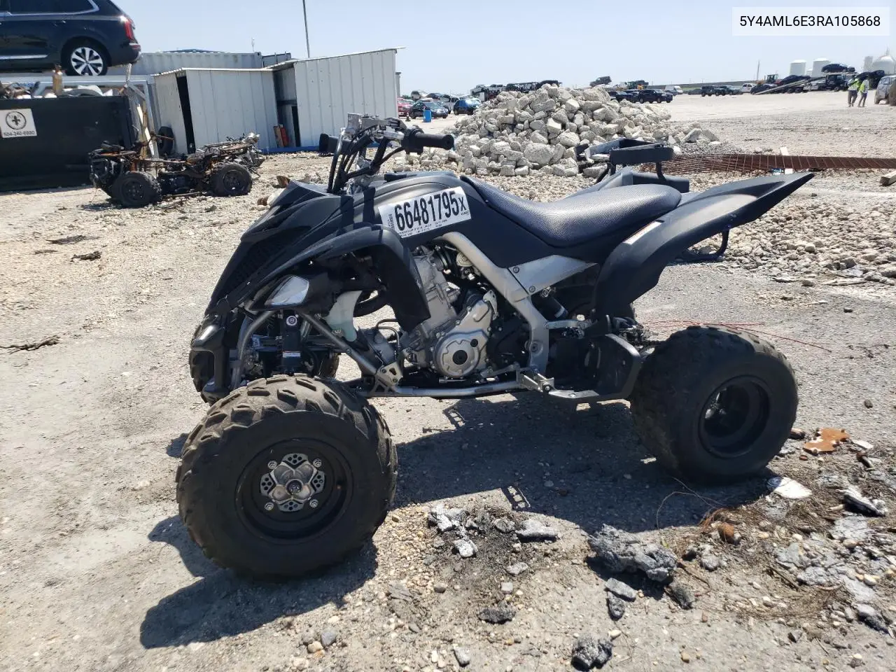 2024 Yamaha Yfm700 R VIN: 5Y4AML6E3RA105868 Lot: 49553346