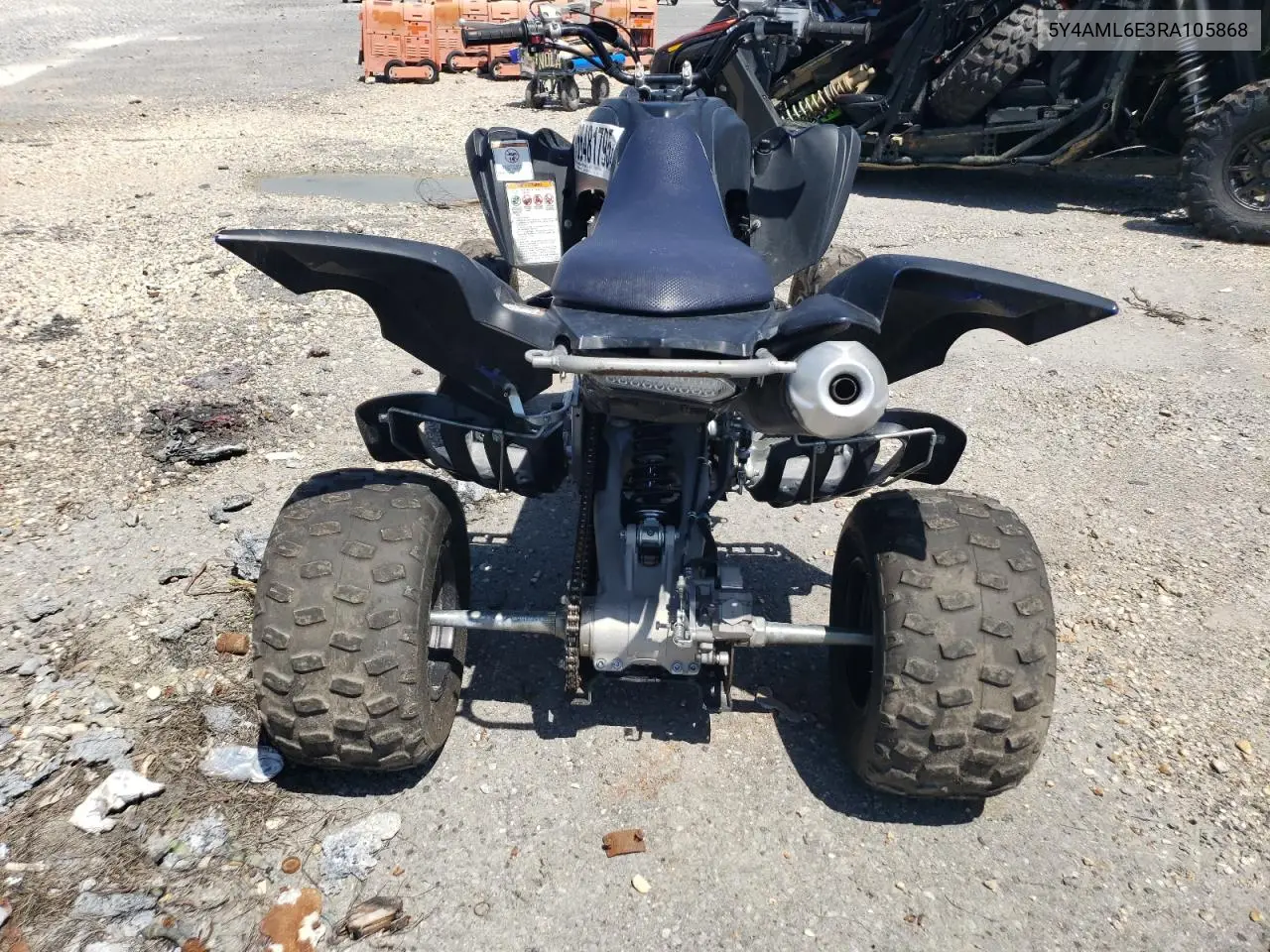 2024 Yamaha Yfm700 R VIN: 5Y4AML6E3RA105868 Lot: 49553346