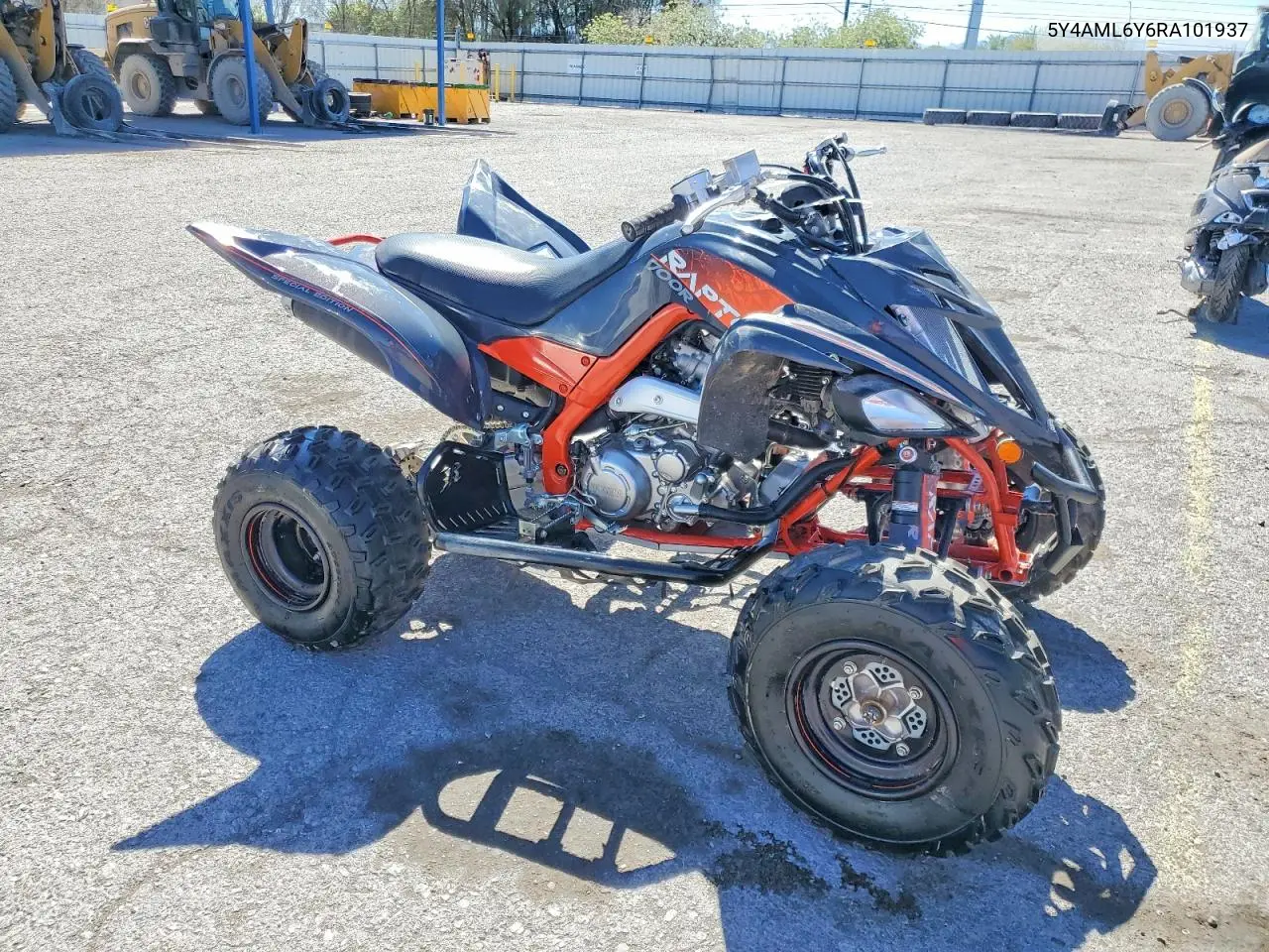 2024 Yama Yfm700 Atv VIN: 5Y4AML6Y6RA101937 Lot: 50127206