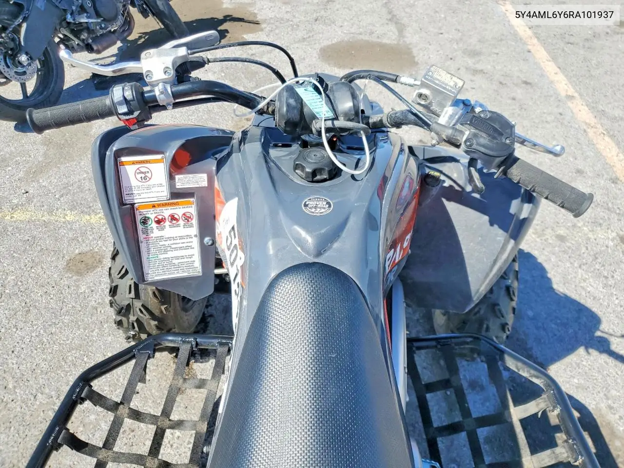 2024 Yama Yfm700 Atv VIN: 5Y4AML6Y6RA101937 Lot: 50127206