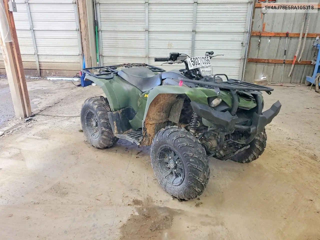 2024 Yamaha Yfm450 Atv VIN: 5Y4AJ78E5RA105318 Lot: 50270366