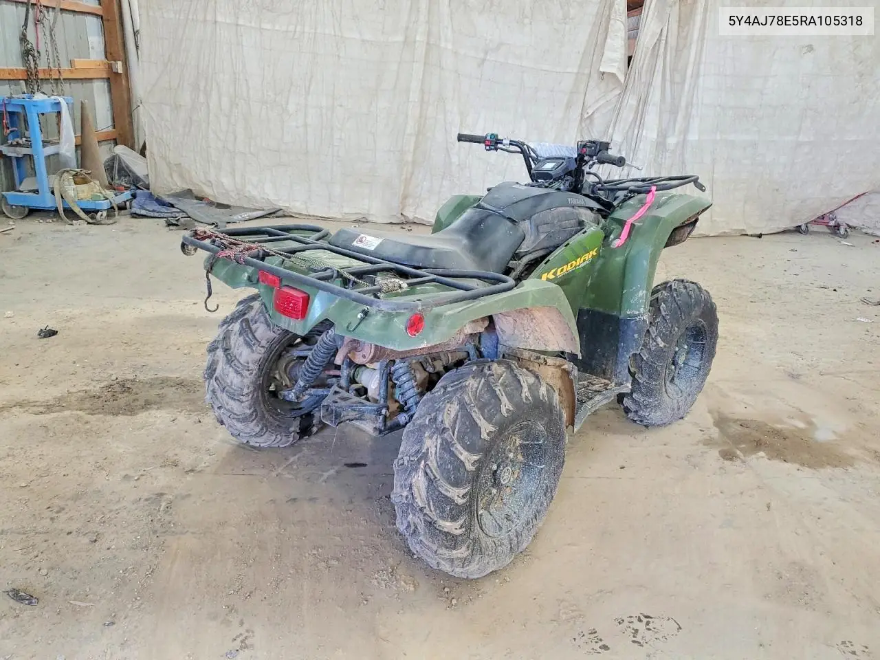 2024 Yamaha Yfm450 Atv VIN: 5Y4AJ78E5RA105318 Lot: 50270366