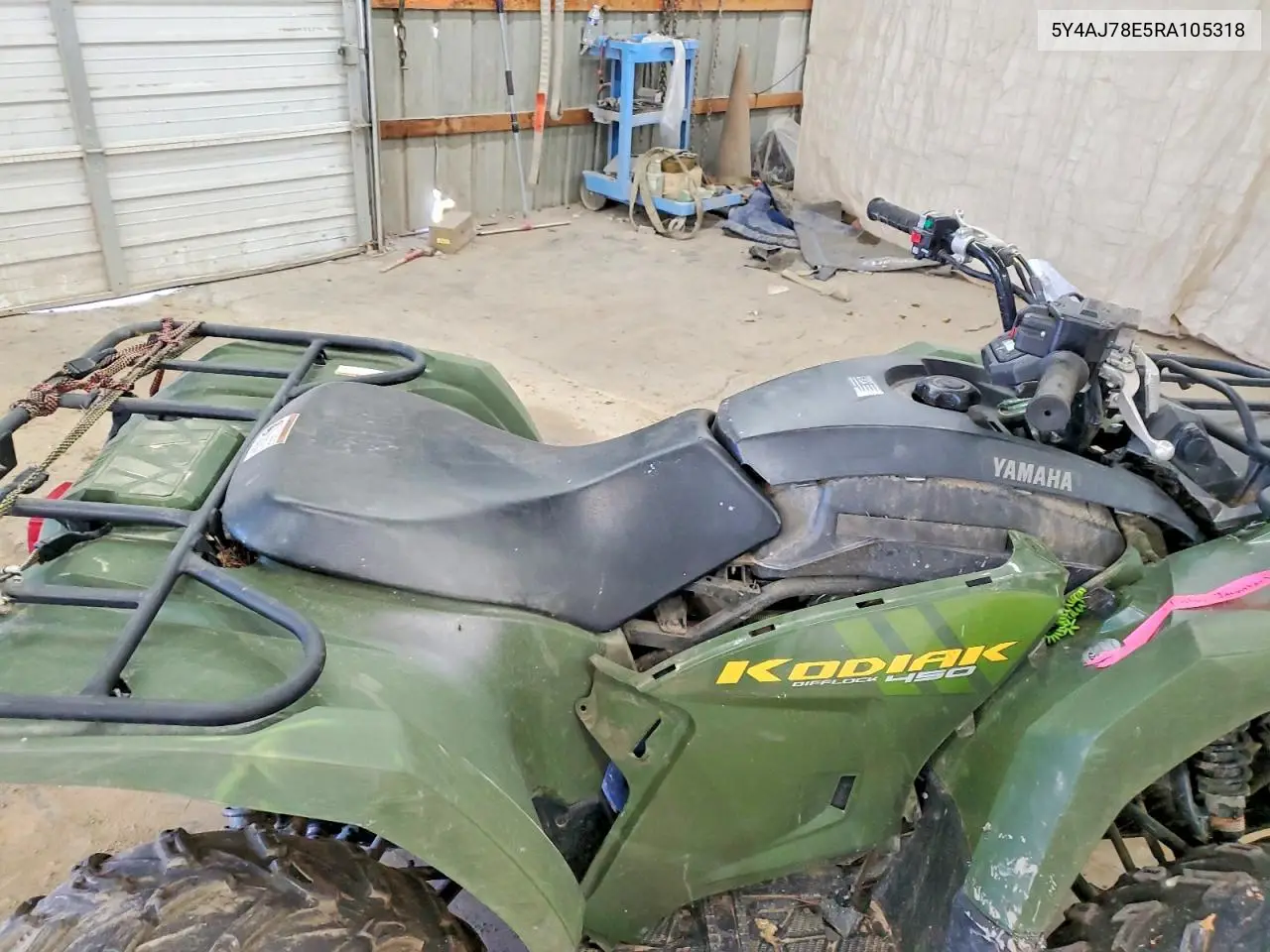 2024 Yamaha Yfm450 Atv VIN: 5Y4AJ78E5RA105318 Lot: 50270366