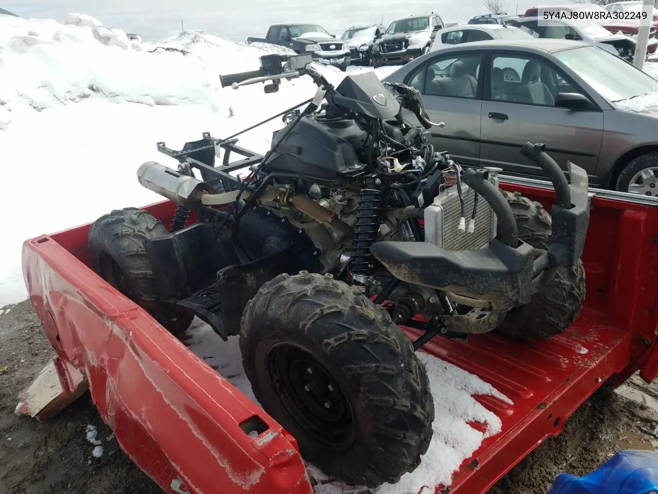 2024 Yama Atv VIN: 5Y4AJ80W8RA302249 Lot: 52402685
