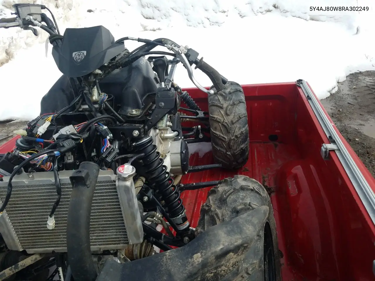 2024 Yama Atv VIN: 5Y4AJ80W8RA302249 Lot: 52402685