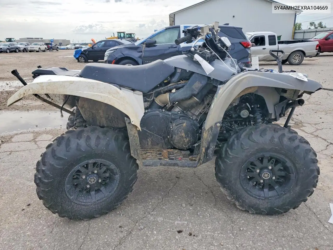 2024 Yamaha Yfm700 VIN: 5Y4AMH2EXRA104669 Lot: 60551276
