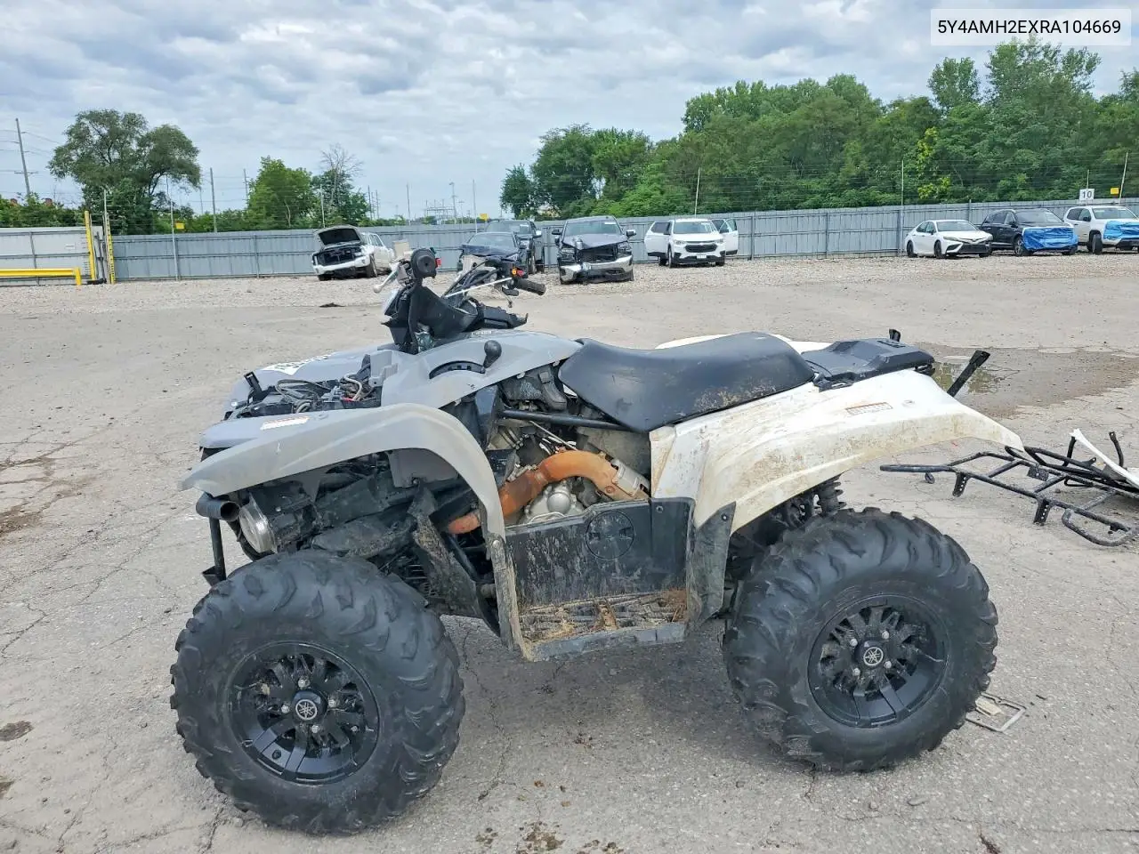 2024 Yamaha Yfm700 VIN: 5Y4AMH2EXRA104669 Lot: 60551276