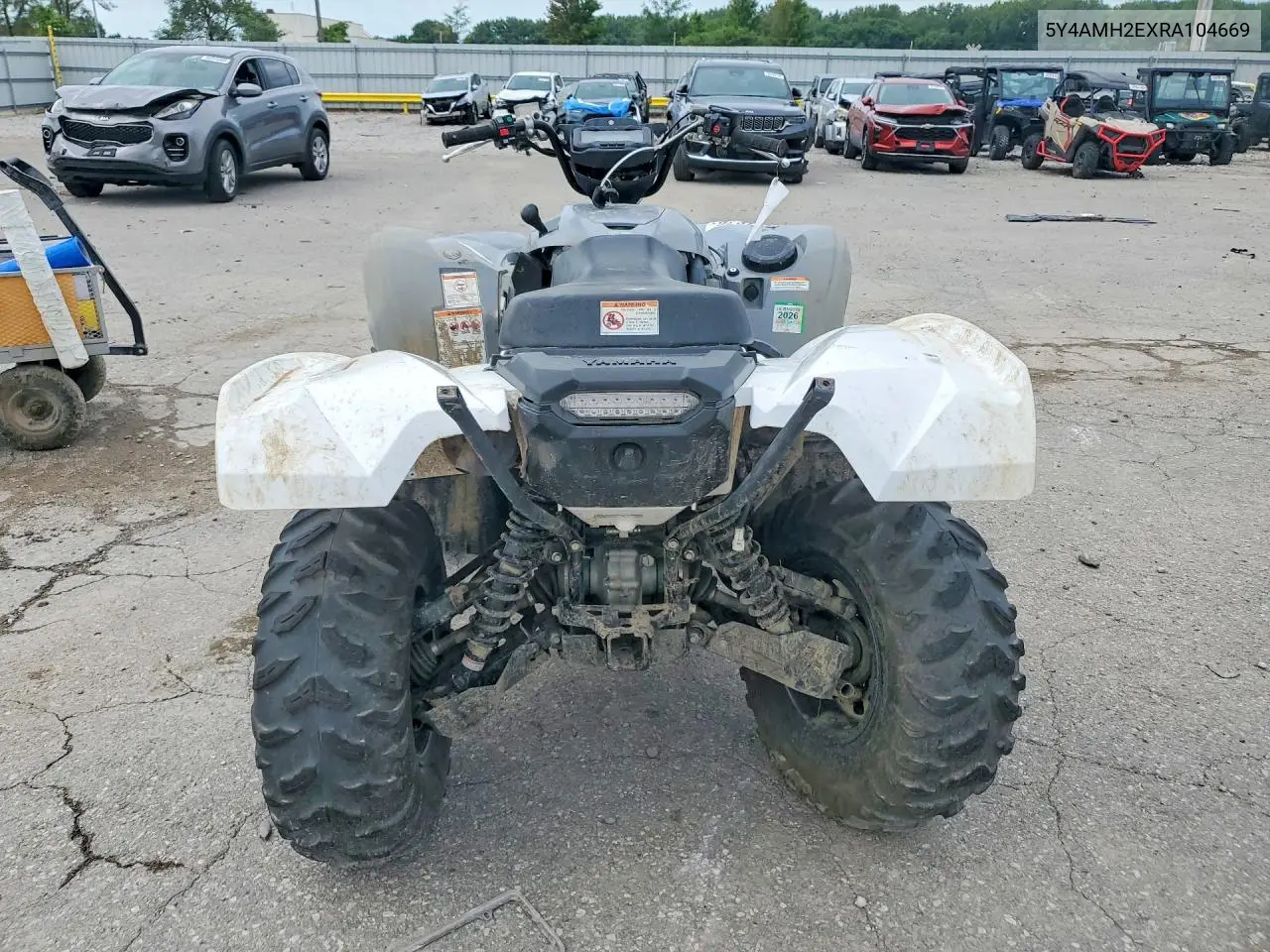 2024 Yamaha Yfm700 VIN: 5Y4AMH2EXRA104669 Lot: 60551276