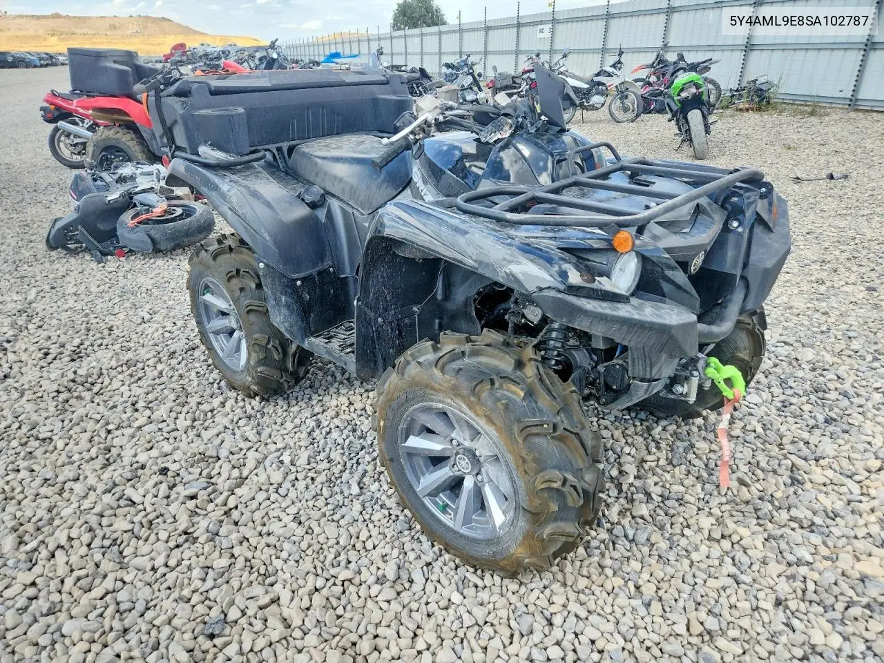 2025 Yamaha Yfm700 VIN: 5Y4AML9E8SA102787 Lot: 59385586