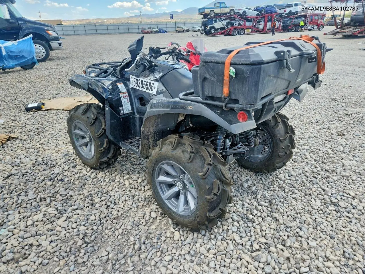 2025 Yamaha Yfm700 VIN: 5Y4AML9E8SA102787 Lot: 59385586