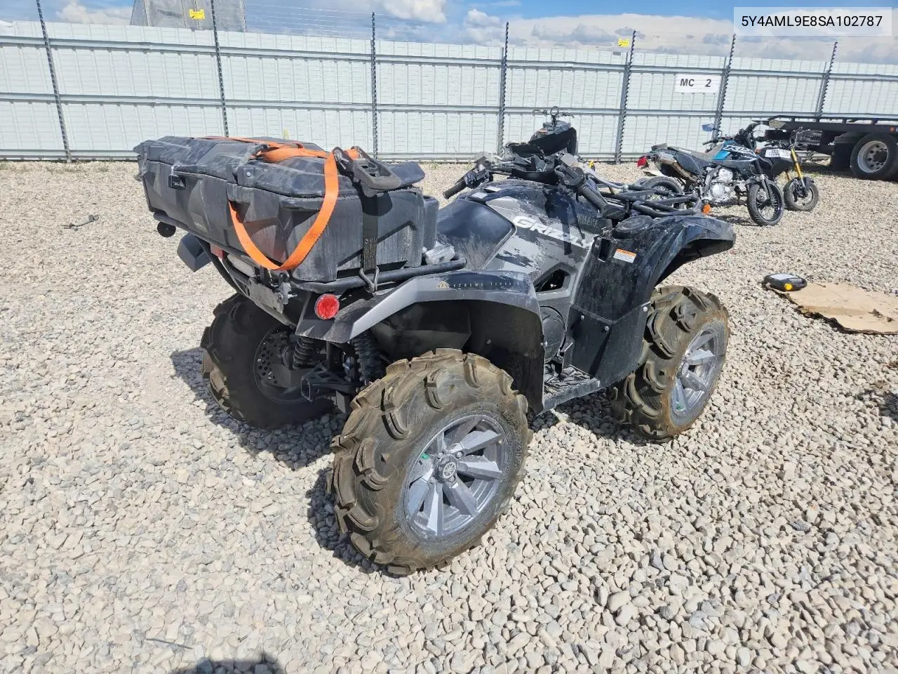 2025 Yamaha Yfm700 VIN: 5Y4AML9E8SA102787 Lot: 59385586