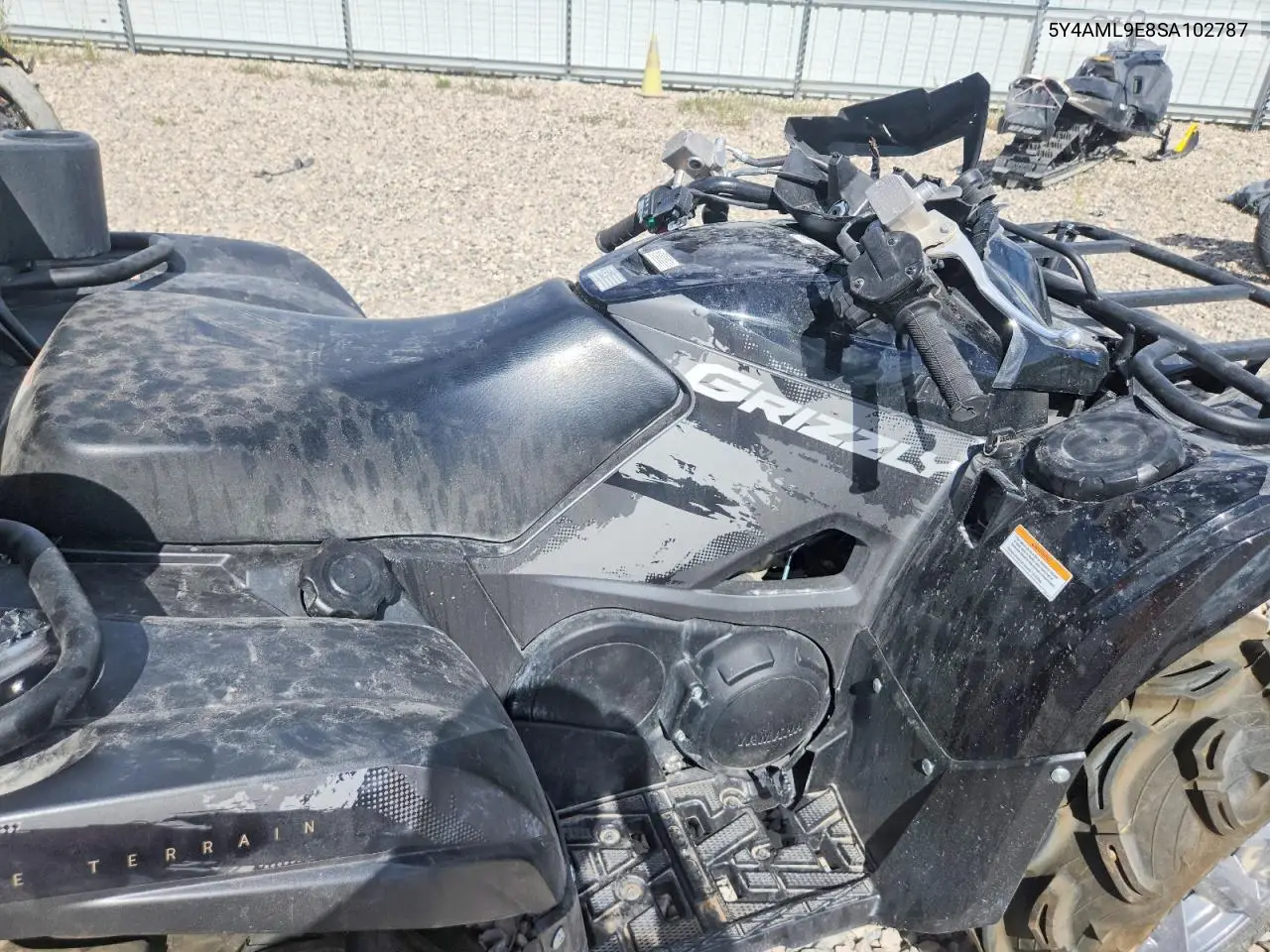 2025 Yamaha Yfm700 VIN: 5Y4AML9E8SA102787 Lot: 59385586