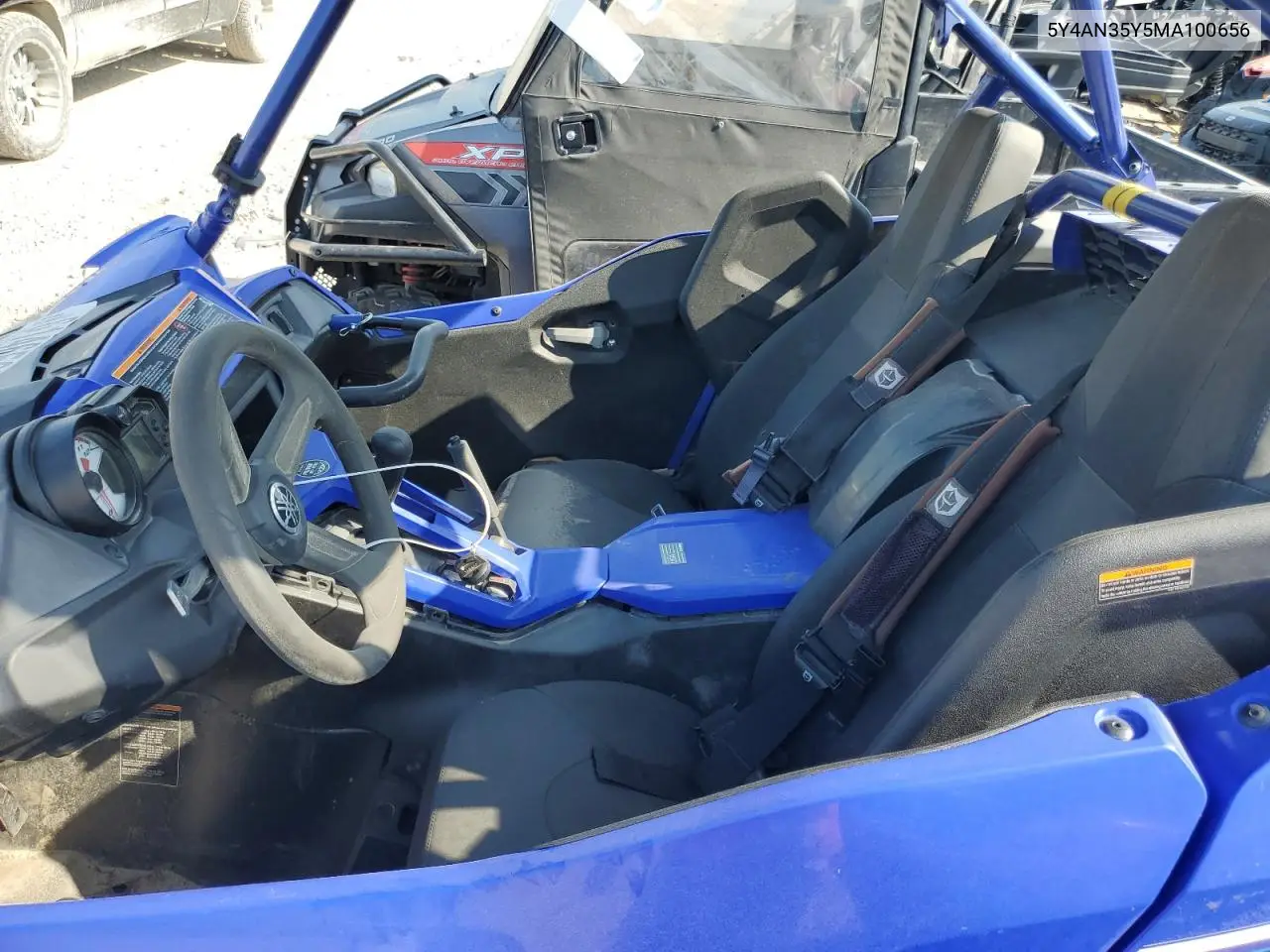 2021 Yamaha Yxz1000 VIN: 5Y4AN35Y5MA100656 Lot: 92372755