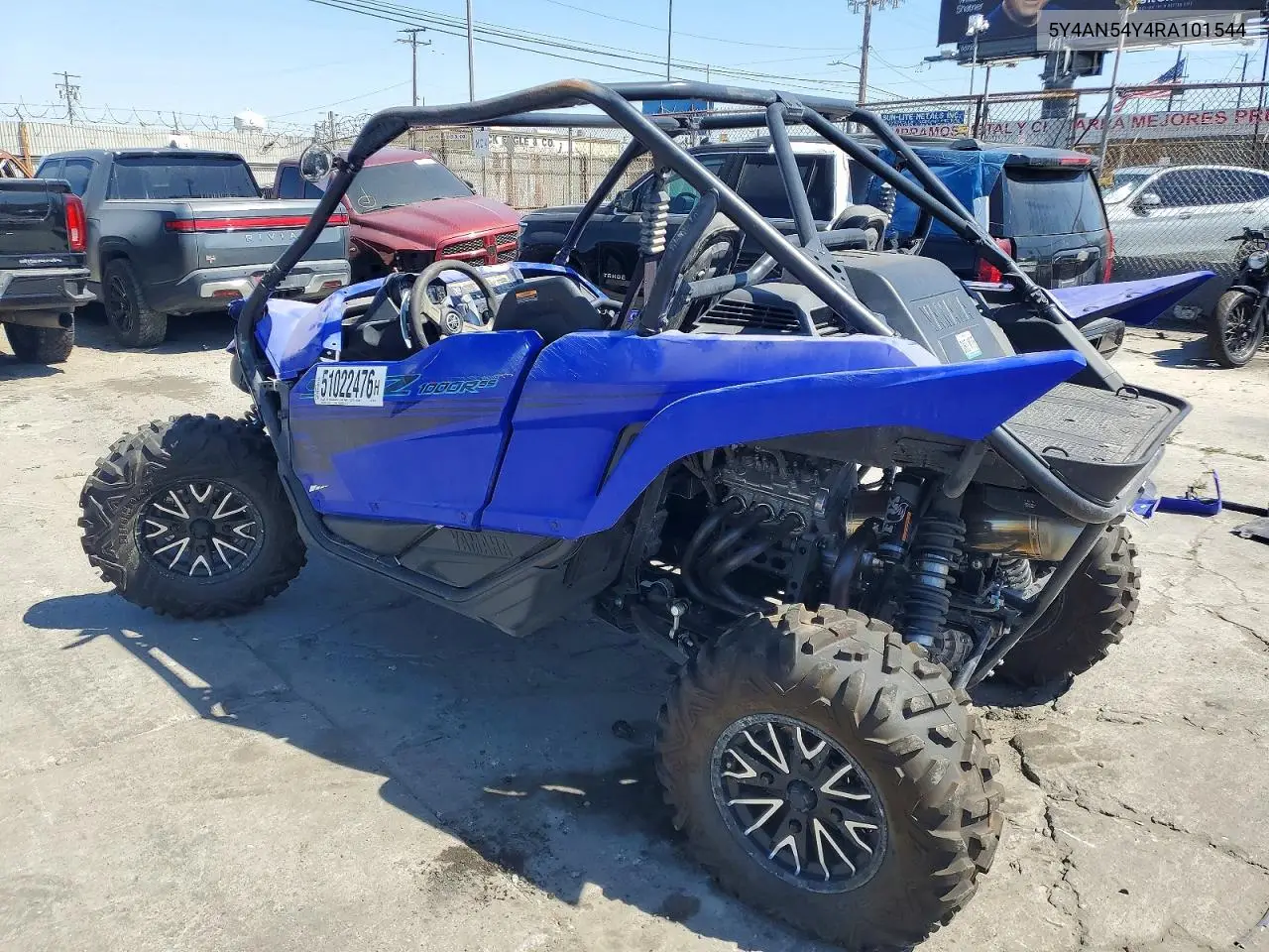 2024 Yamaha Yxz1000 VIN: 5Y4AN54Y4RA101544 Lot: 51022476