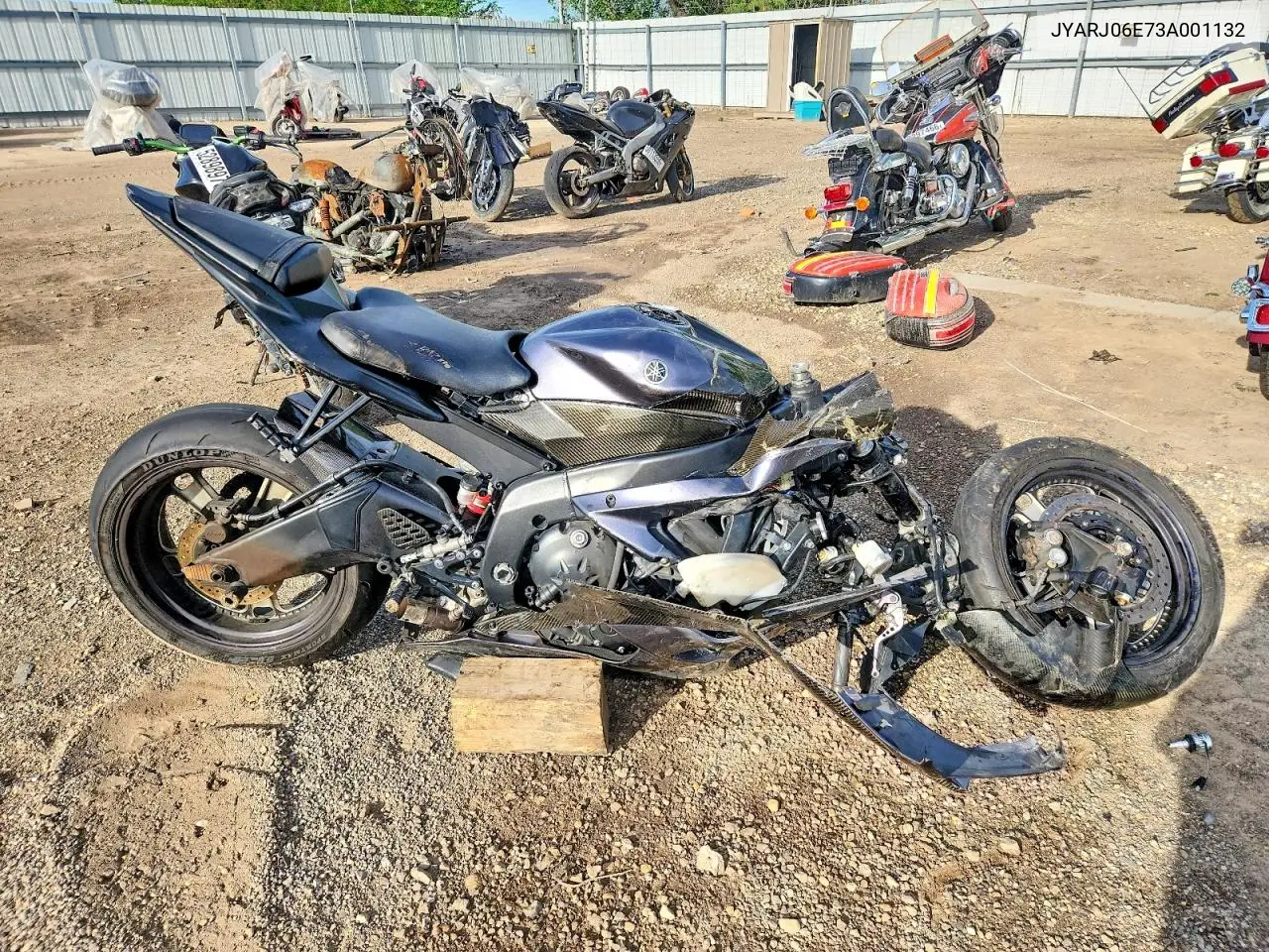 2003 Yamaha Yzfr6 L VIN: JYARJ06E73A001132 Lot: 54219196