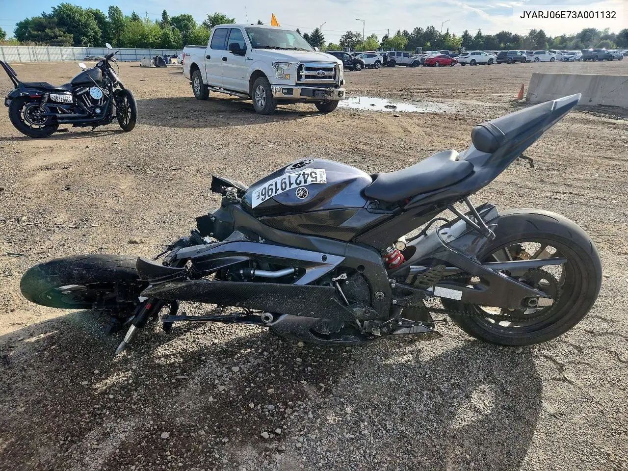 2003 Yamaha Yzfr6 L VIN: JYARJ06E73A001132 Lot: 54219196