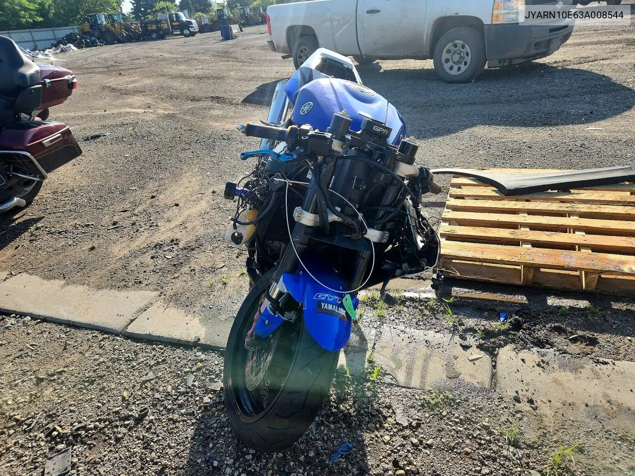 2003 Yamaha Yzfr1 VIN: JYARN10E63A008544 Lot: 56620826