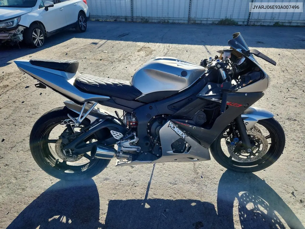 2003 Yamaha Yzfr6 L VIN: JYARJ06E93A007496 Lot: 56835146